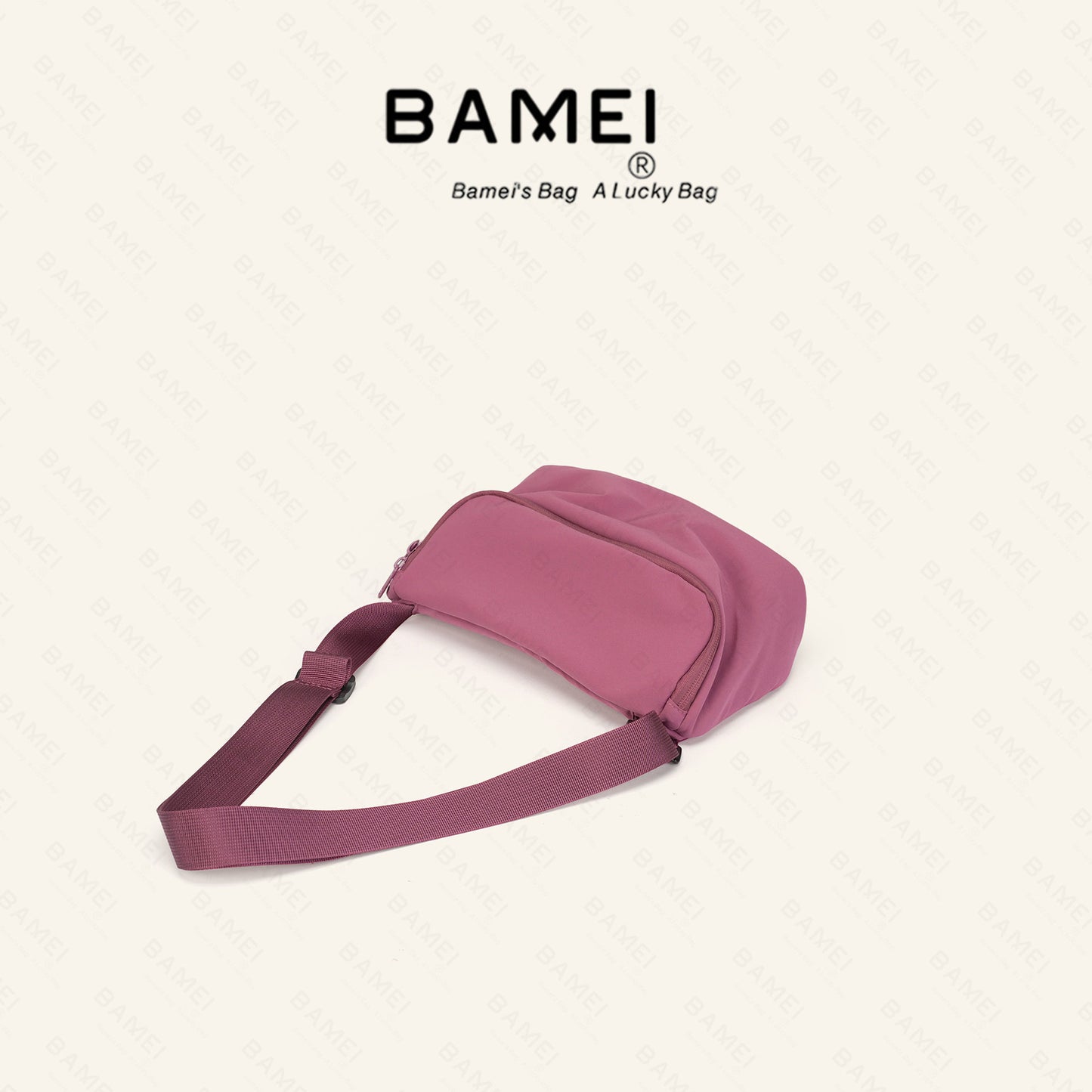 Recycled Nylon Lightweight Simple Portable Waterproof Women's Messenger Bag