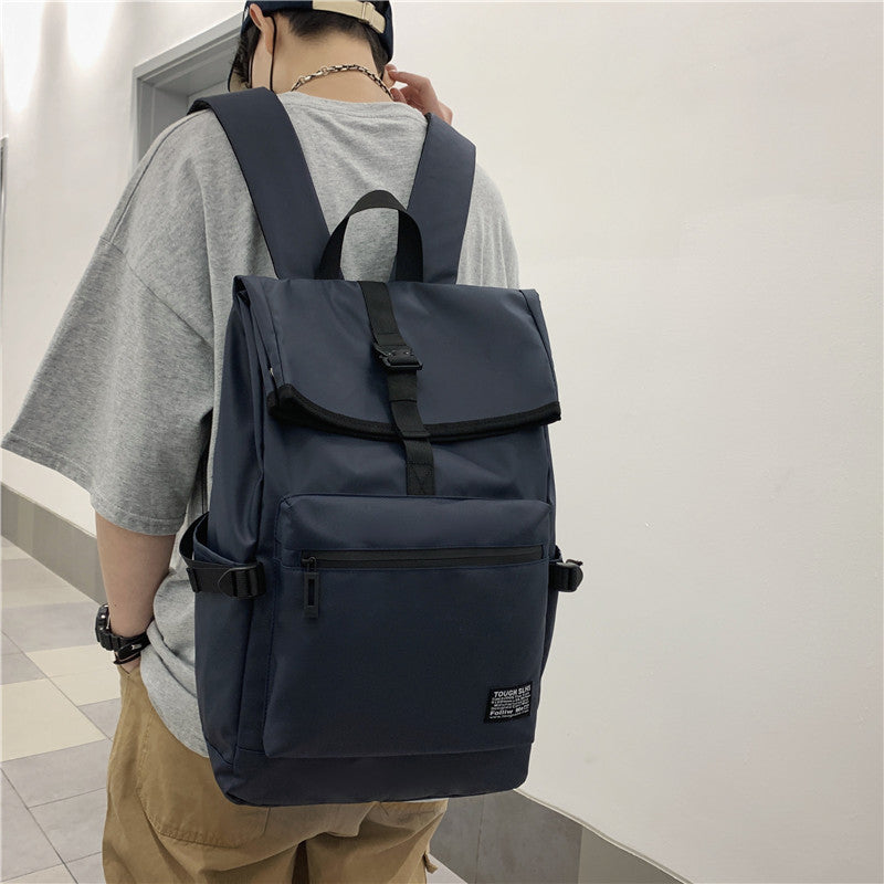 Pure Color Simple Fashion Trendy Large Capacity Lightweight Commuter Bags
