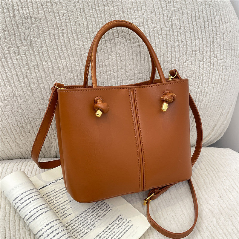 Stylish Women's Design Black Portable Textured Bags