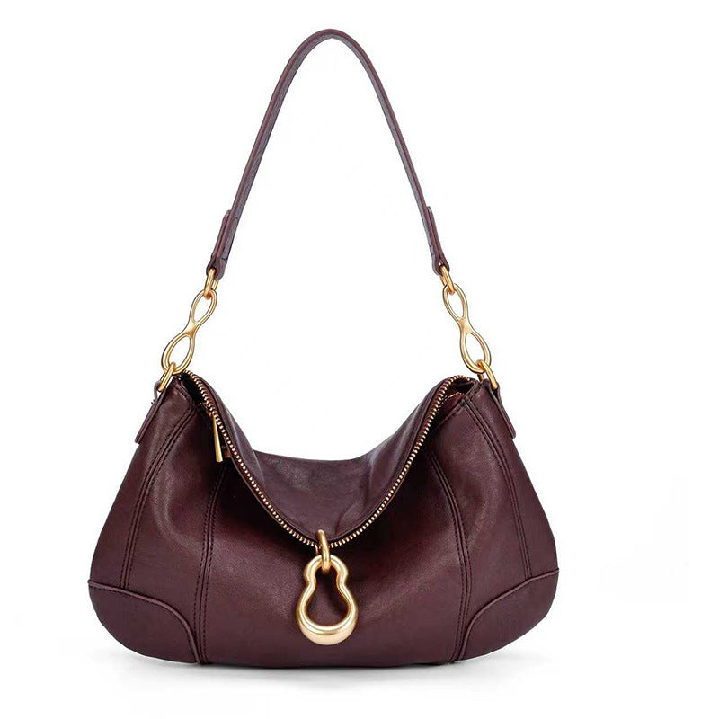 Women's Light Luxury Minority Simple Dumpling Women's Shoulder Bag