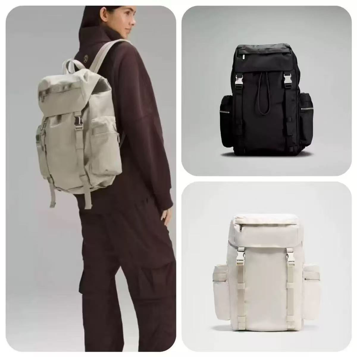 Women's & Men's Bomb Cap Large Capacity Leisure Backpack