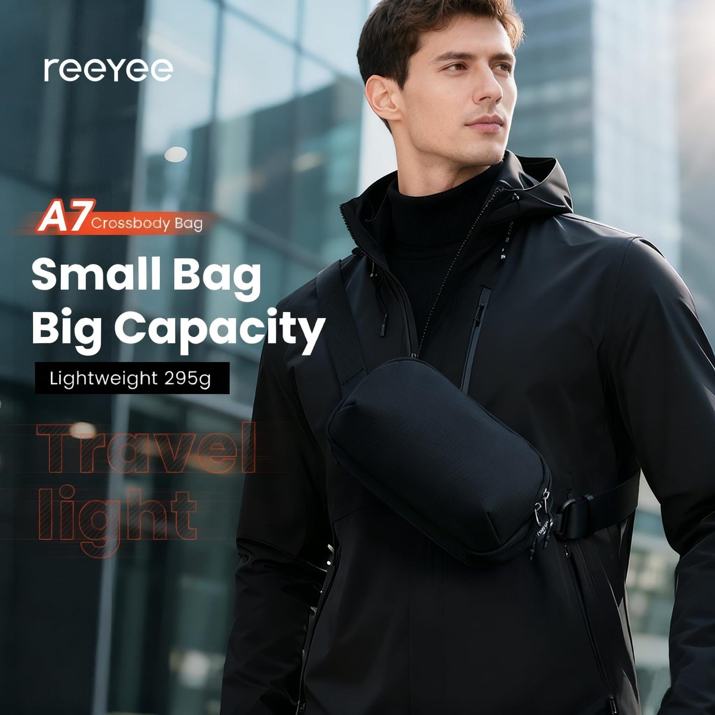 Men's Mobile Fashion Lightweight Nylon Cloth Pouch Men's Messenger Bag