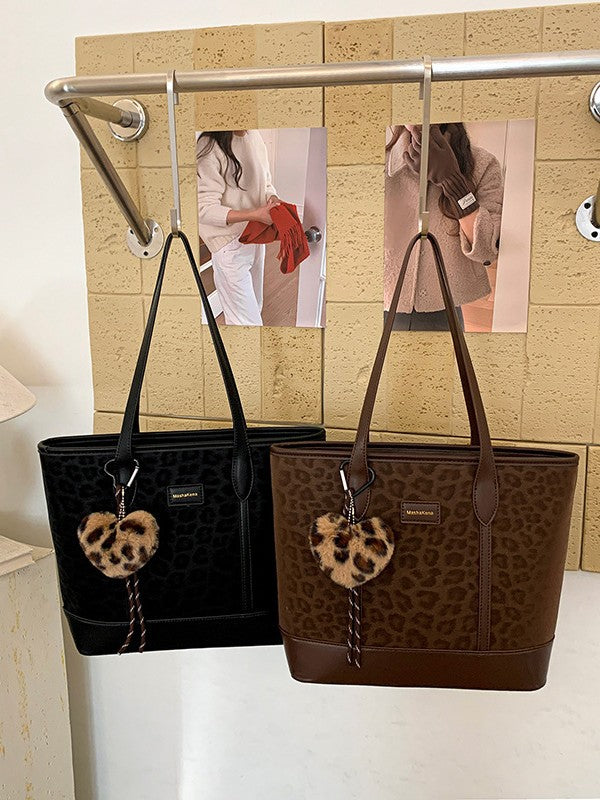 Retro Suede Stiff Three-dimensional High Sense Large Capacity Women's Shoulder Bag