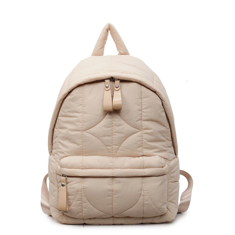 Women's Embroidery Thread Cotton Filling Commute Leisure Backpacks