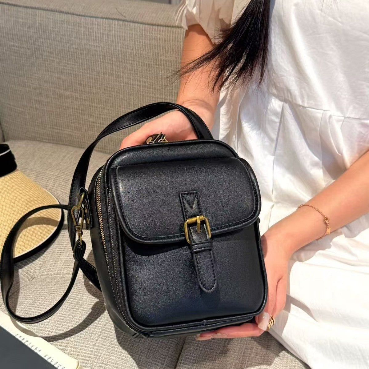 Large Capacity Unisex Trendy Storage Wide Bags