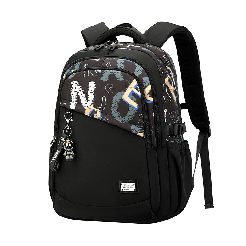 Men's High Junior Large Capacity Fashion Trendy Leisure Backpack