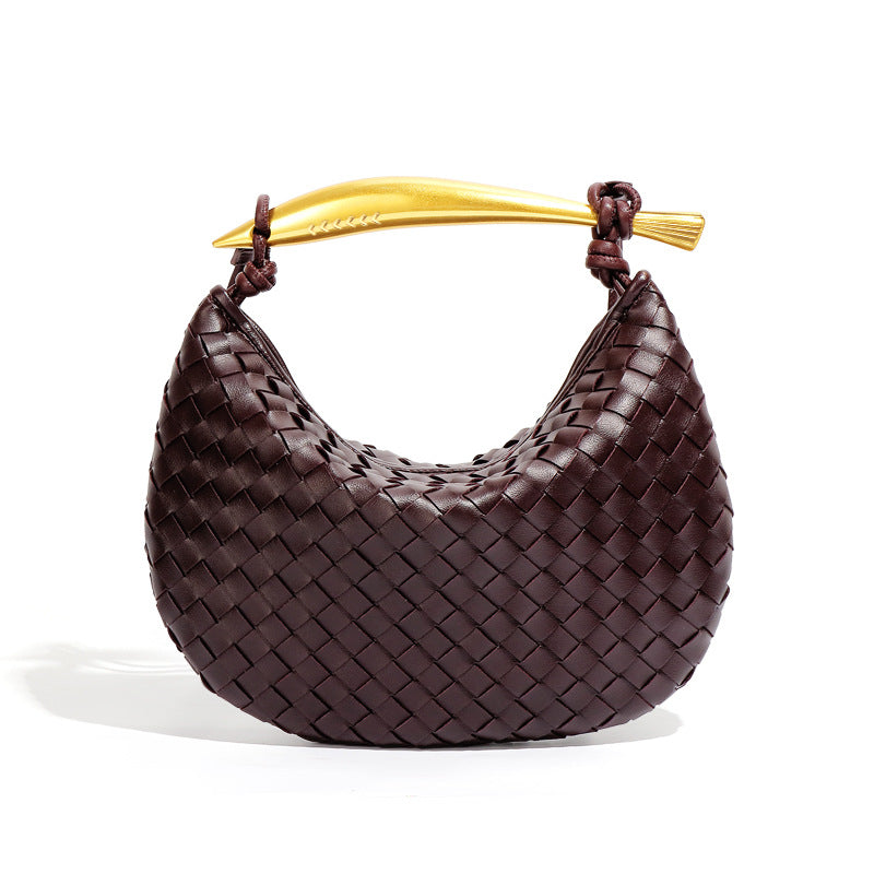 Sardine Woven Metal Underarm Portable Dumpling Women's Shoulder Bag