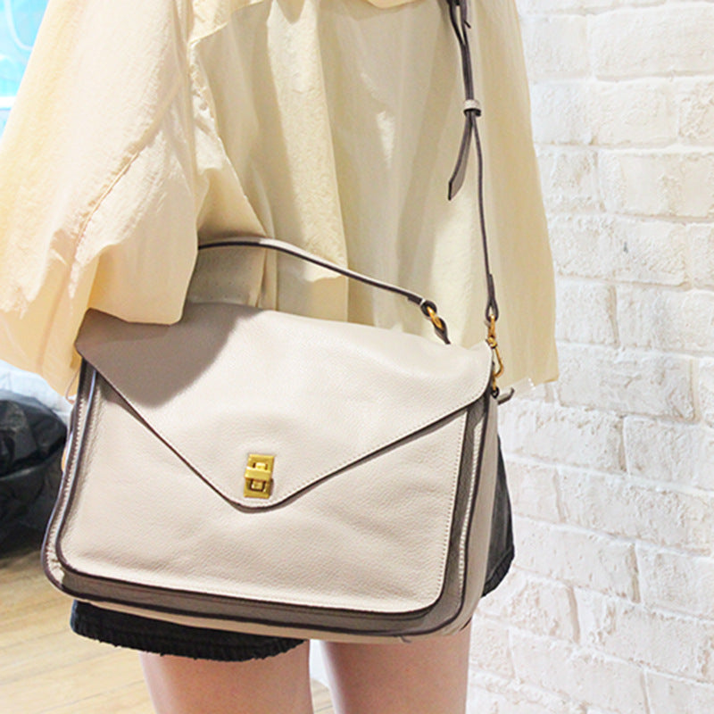 Women's Popular Large Capacity Soft Leather Fashion Women's Messenger Bag