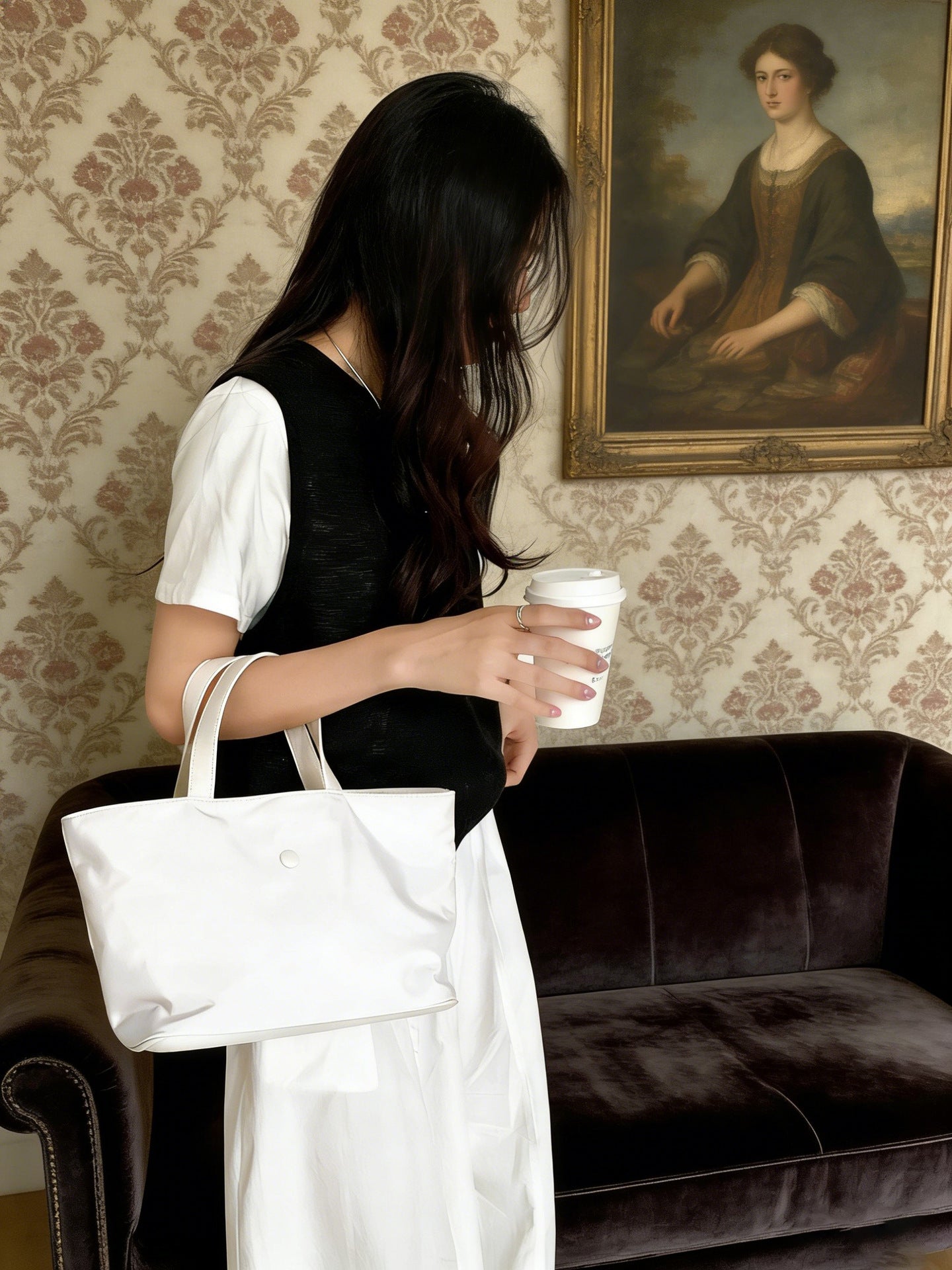 Niche Large Capacity Fashion Nylon Korean Women's Handbag