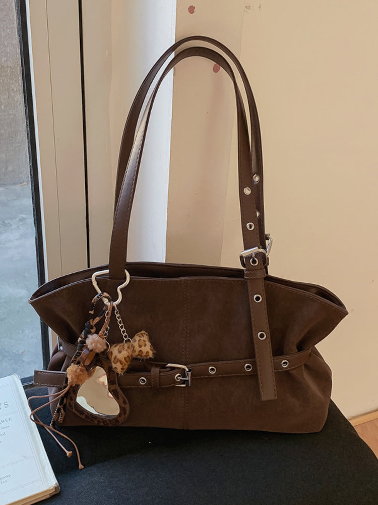 Women's Commute Winter Fashionable Large Capacity Pleated Women's Shoulder Bag