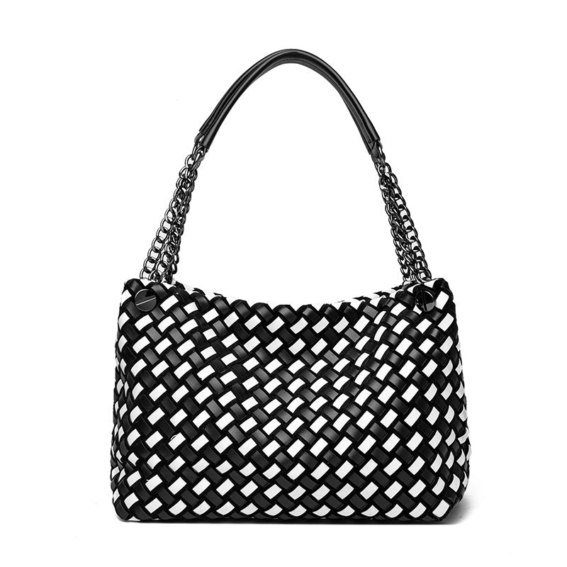 Women's Vintage Weave Leisure Underarm Basket Women's Shoulder Bag