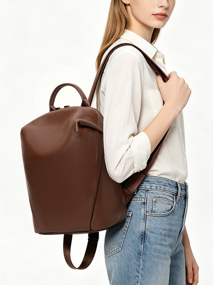 Versatile Practical Daily Commuter Simple Stylish Good Texture Soft Women's Backpack