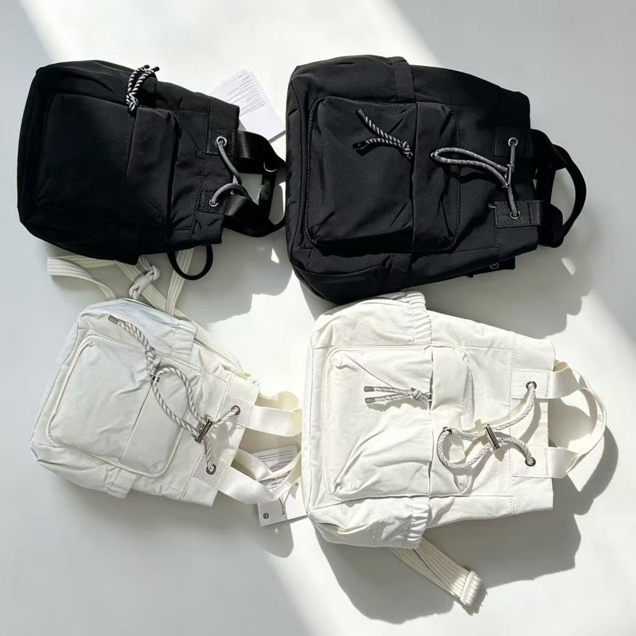 Women's Retro Drawstring Versatile Large Capacity Women's Backpack