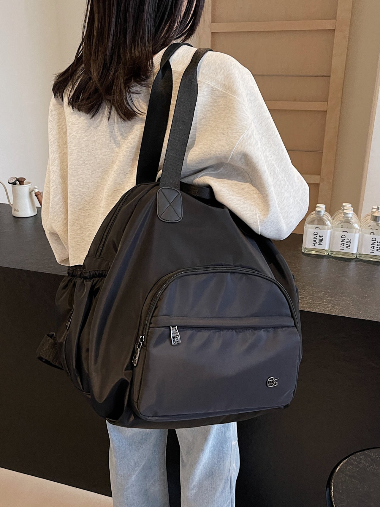 Women's Large Capacity Dry Wet Separation Insulation Layer One Backpacks