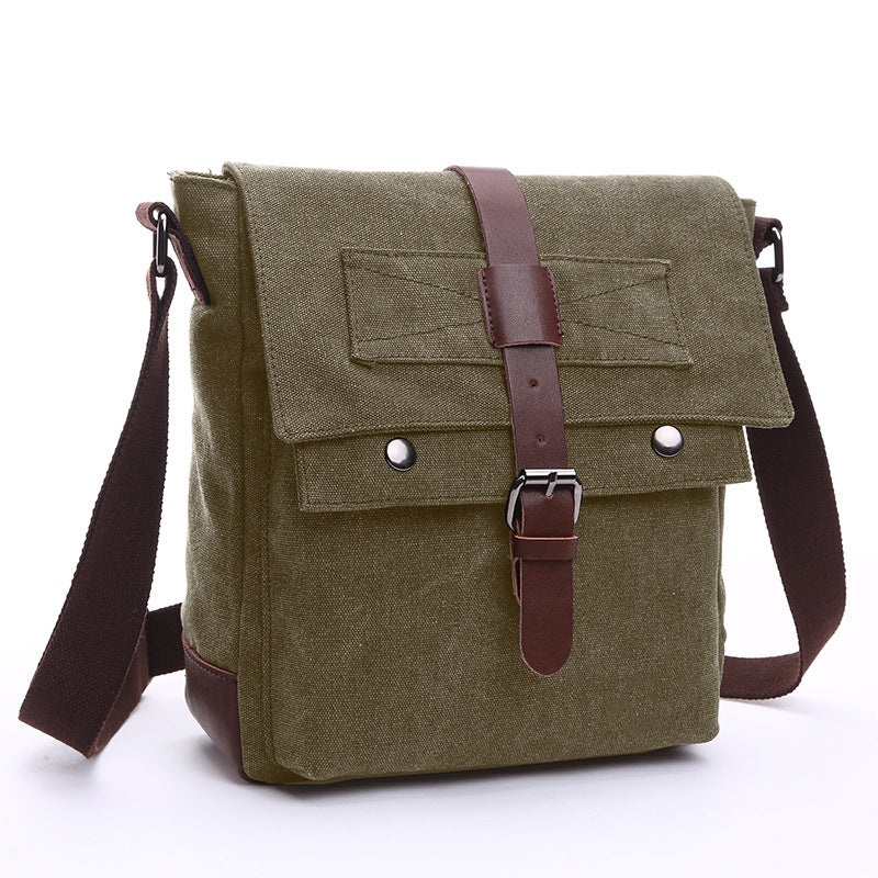 New Men's Vintage Canvas Large Capacity Men's Messenger Bag