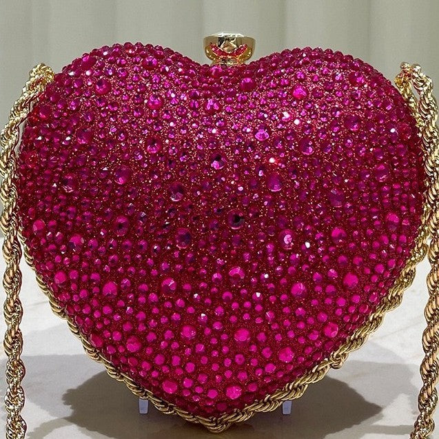 Women's Love Diamond Spring Fashion Chain Bags
