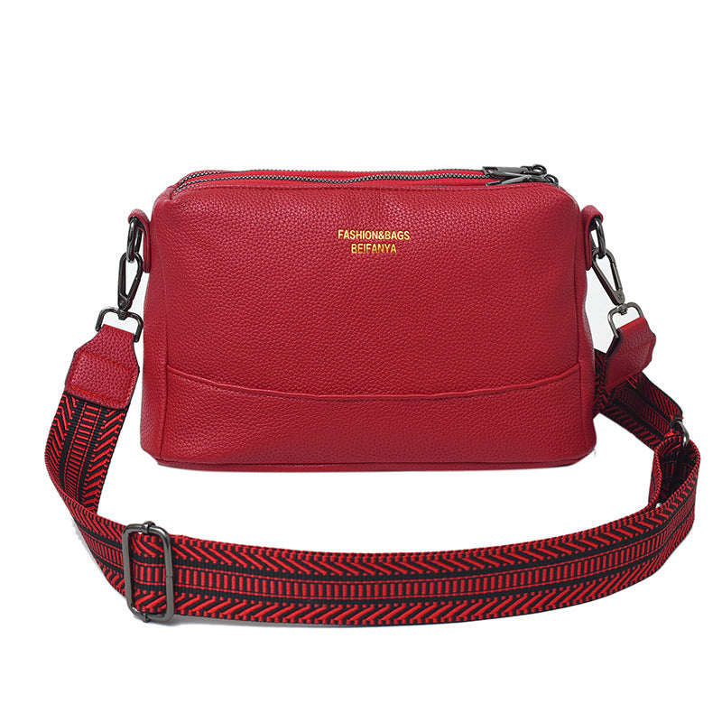 Women's Trendy Simple High-grade Large Capacity Elegant Soft Women's Messenger Bag
