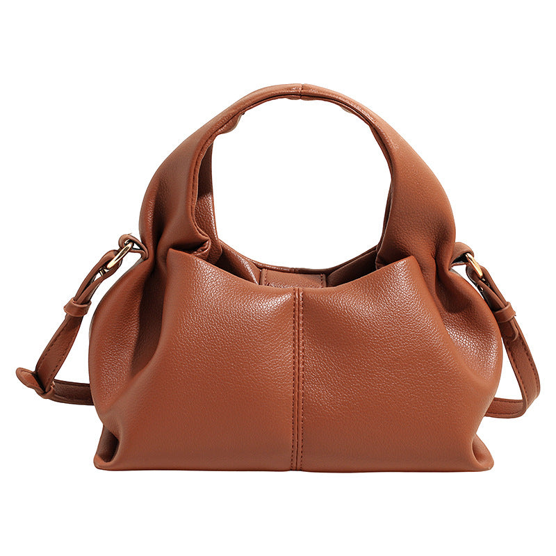 Fashion Lady Cloud Dumpling Popular Portable Niche Design Women's Messenger Bag