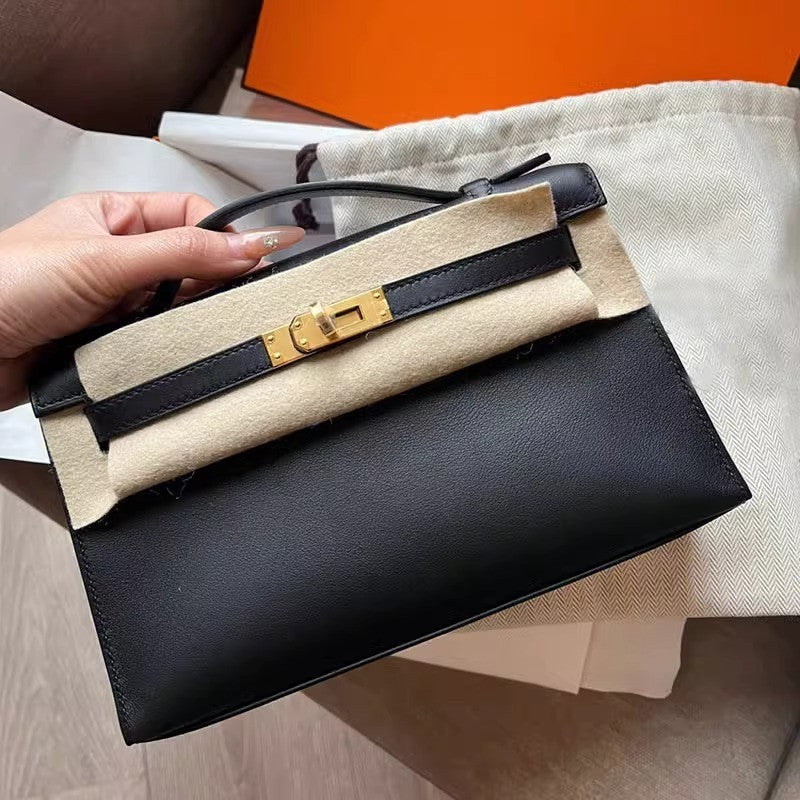 Women's Genuine Leather Generation Kelly Chain Bags