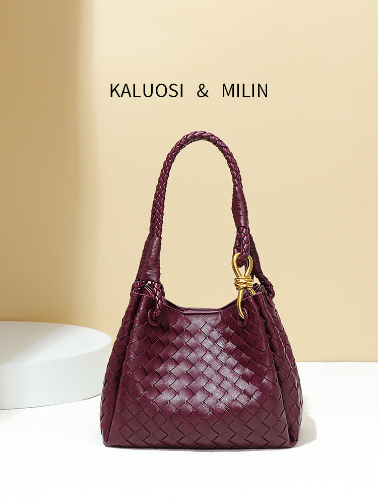 Hand-woven British Style Parachute Summer Metal Cord Fastener Women's Messenger Bag