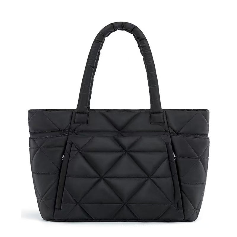 Stylish Lightweight Large Capacity Portable Jacket Rhombus Travel Bags
