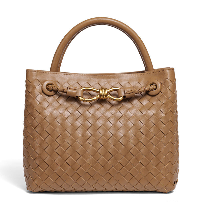 Women's Horizontal Versatile Bow Design String Clip Handbags