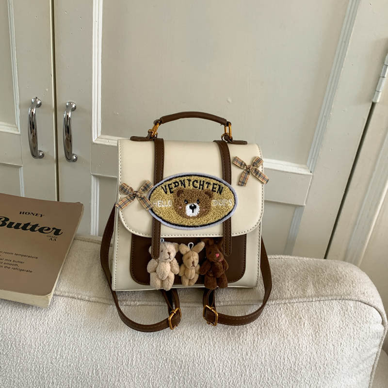 New Homemade Creative Cartoon Bear Doll Backpacks