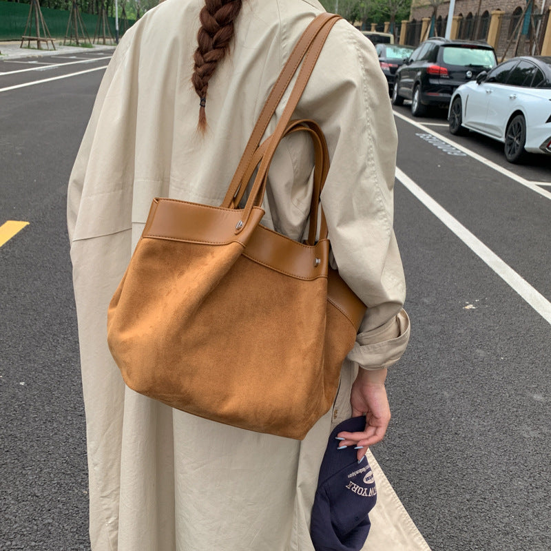 Women's Vintage Large Capacity Light Luxury High-grade Tote Bag