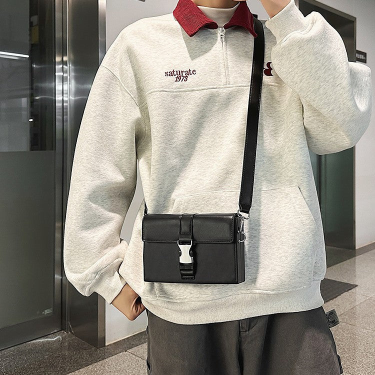 Women's & Men's Trendy Box High-grade Men's Messenger Bag