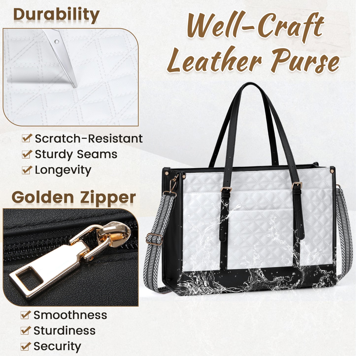 Women's Leather Large Capacity Multi Compartment Cross Women's Messenger Bag