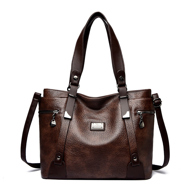 Women's Fashion Trendy Versatile Large Capacity Hand Women's Messenger Bag