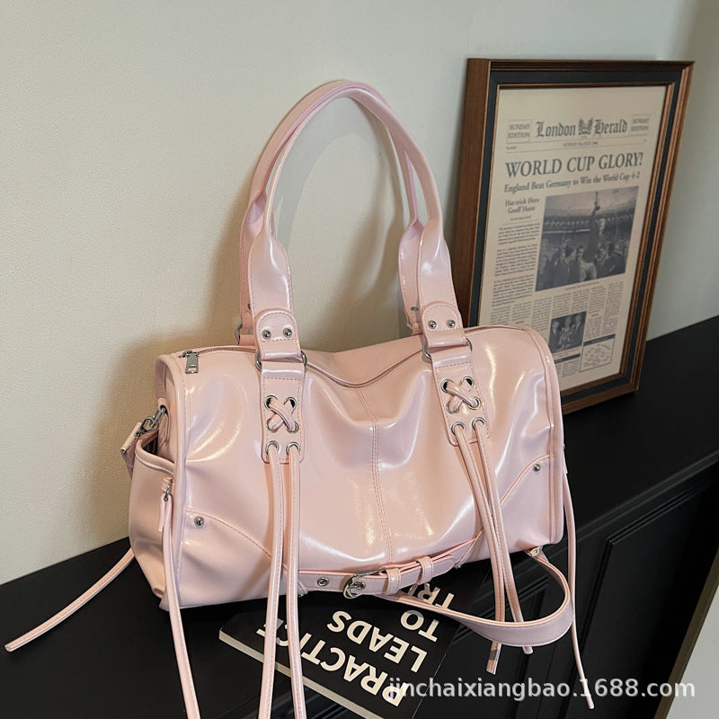 Niche Cool Large Capacity Retro Idle Tote Bag