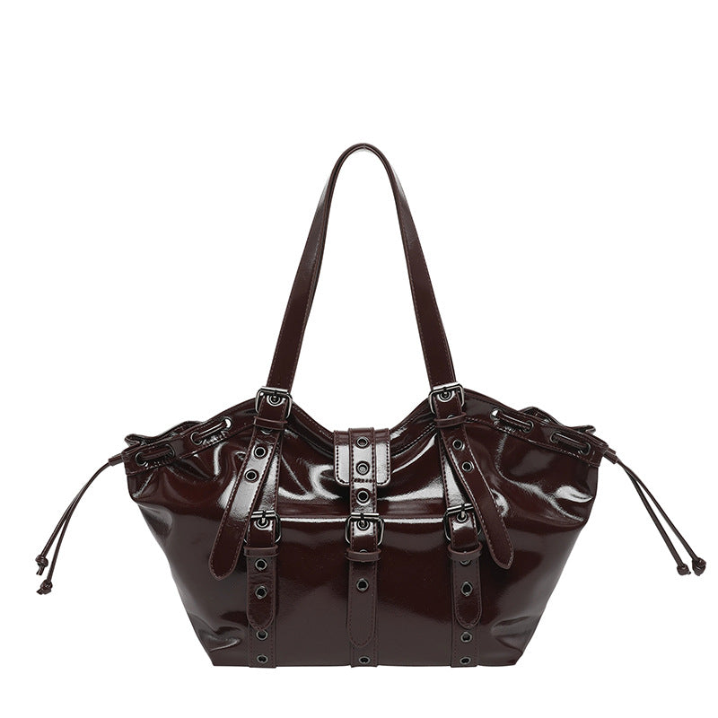 Women's Retro Large Capacity Spring Niche Commuter Women's Shoulder Bag