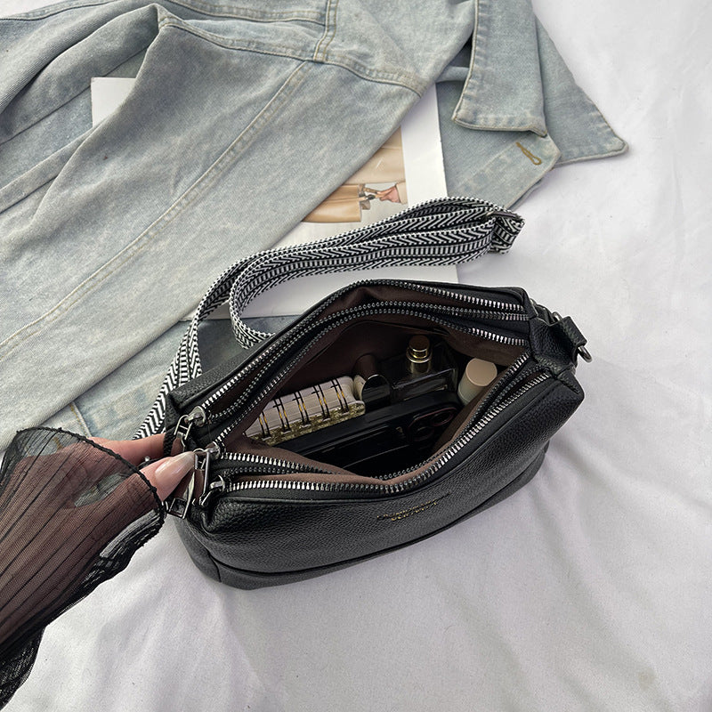 Women's Trendy Simple High-grade Large Capacity Elegant Soft Women's Messenger Bag