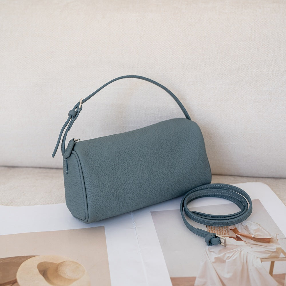 Women's Top Layer Cowhide Pen Fashion Leather Women's Handbag