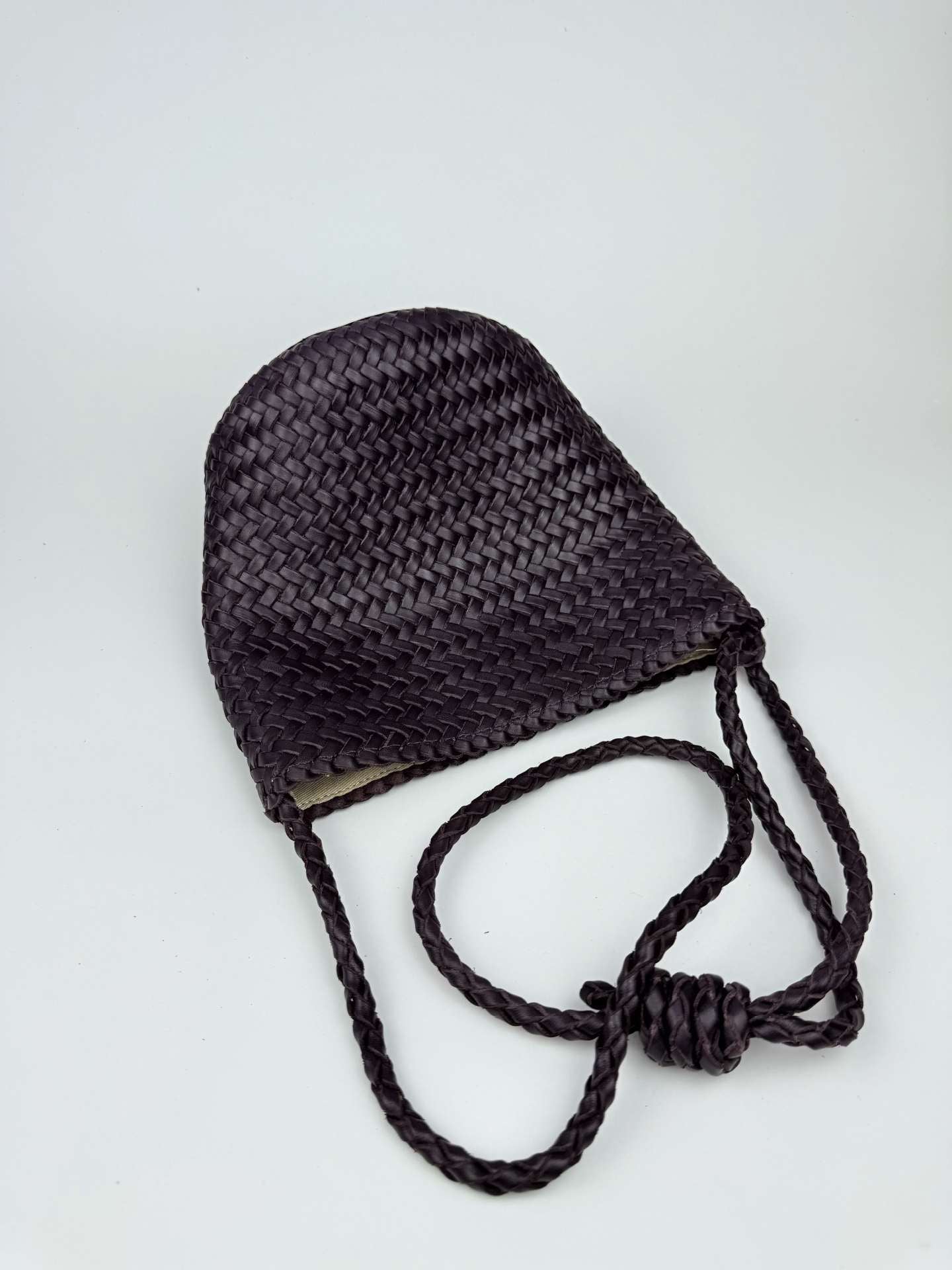 Summer Woven Genuine Leather Handmade First Bags