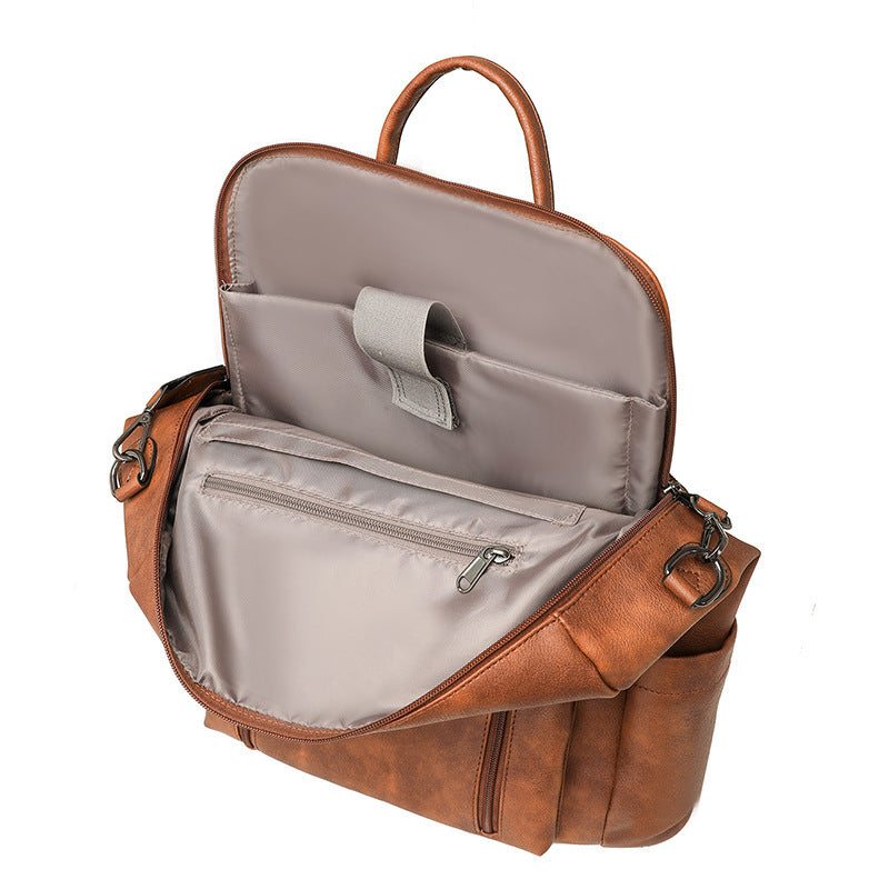 Women's Spring Fashion Retro Lady's Large Capacity Women's Backpack