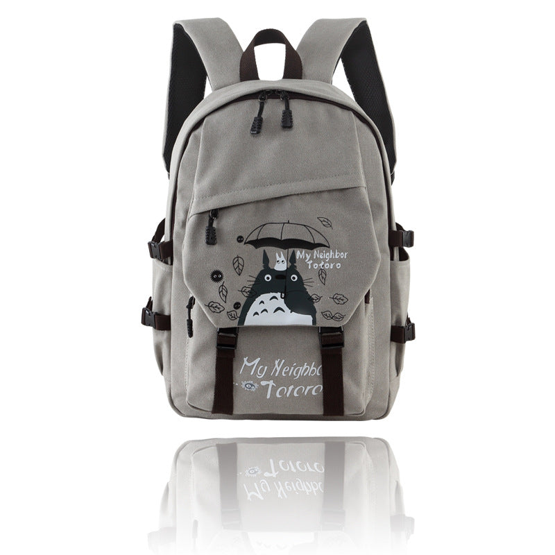 Beautiful Men's Canvas Simple Korean Style Leisure Backpack
