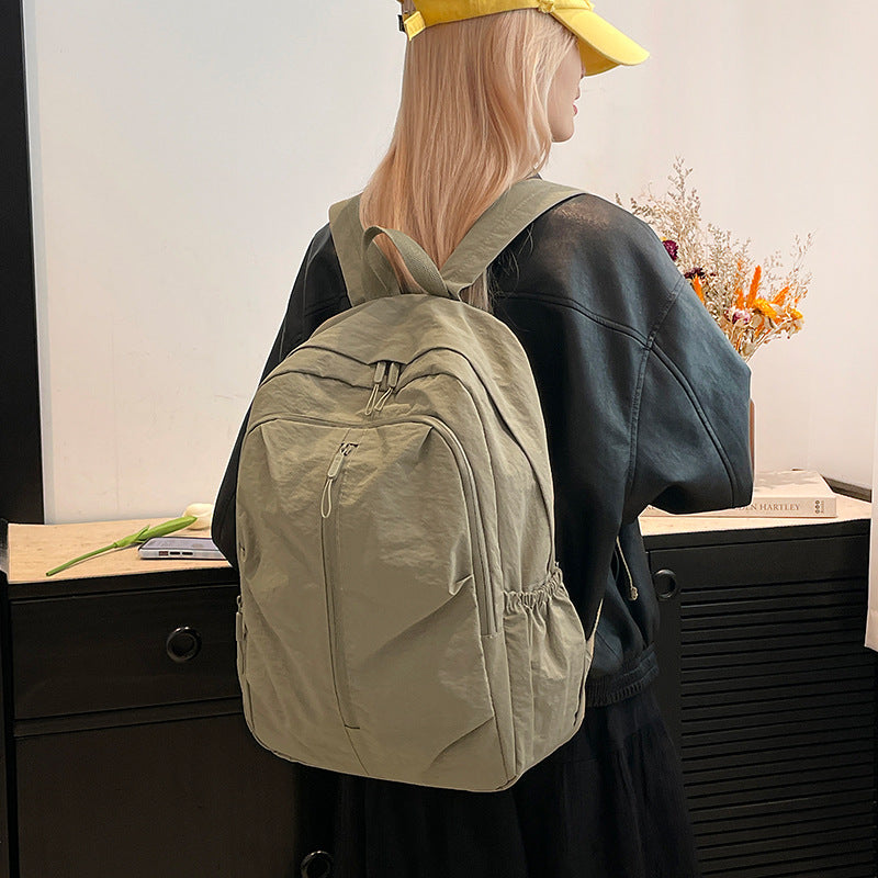 Women's Large Capacity Storage Solid Color Fashion Commute Women's Backpack
