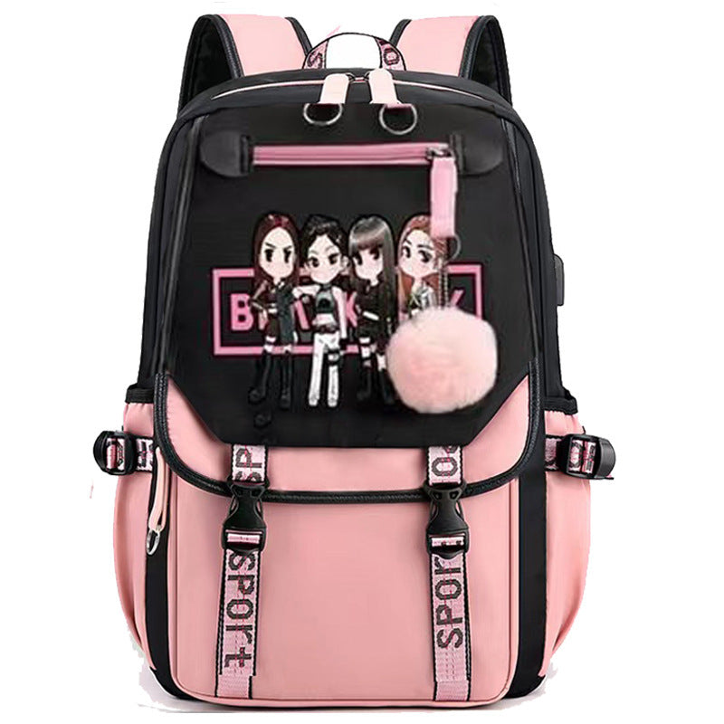 Charming Classic For Charging Large Capacity Leisure Backpack