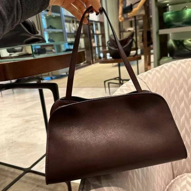 Women's Top Layer Cowhide Clutch Old Money Style Bags