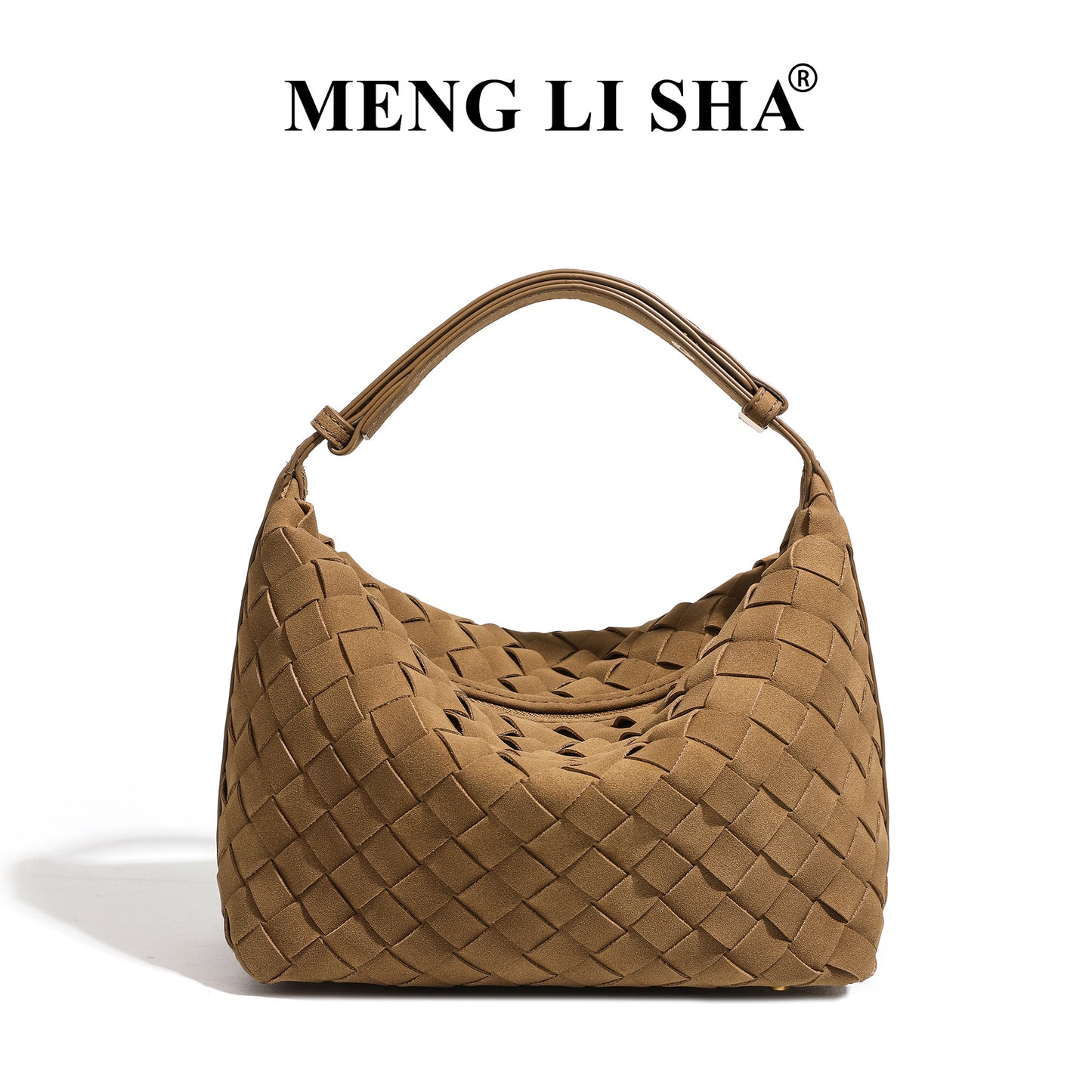 Women's Advanced Texture Woven Portable Lunch Fashion Simple Bags