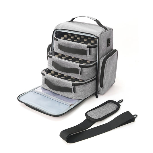 Nail Polish Storage Large Capacity Portable Toiletry Makeup Bag
