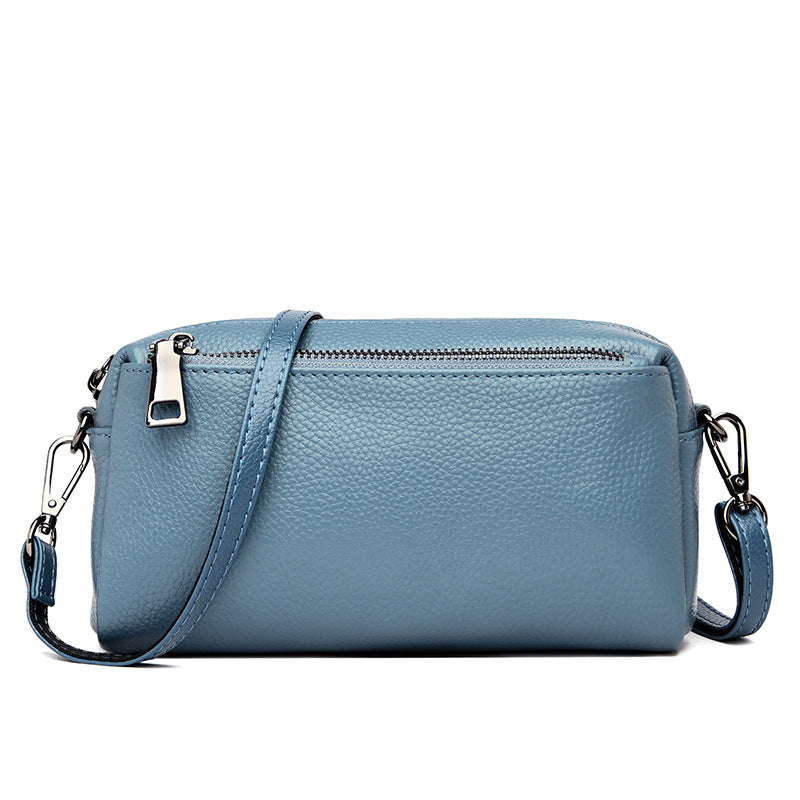 Women's First Layer Cowhide Niche Commute Minimalist Women's Messenger Bag