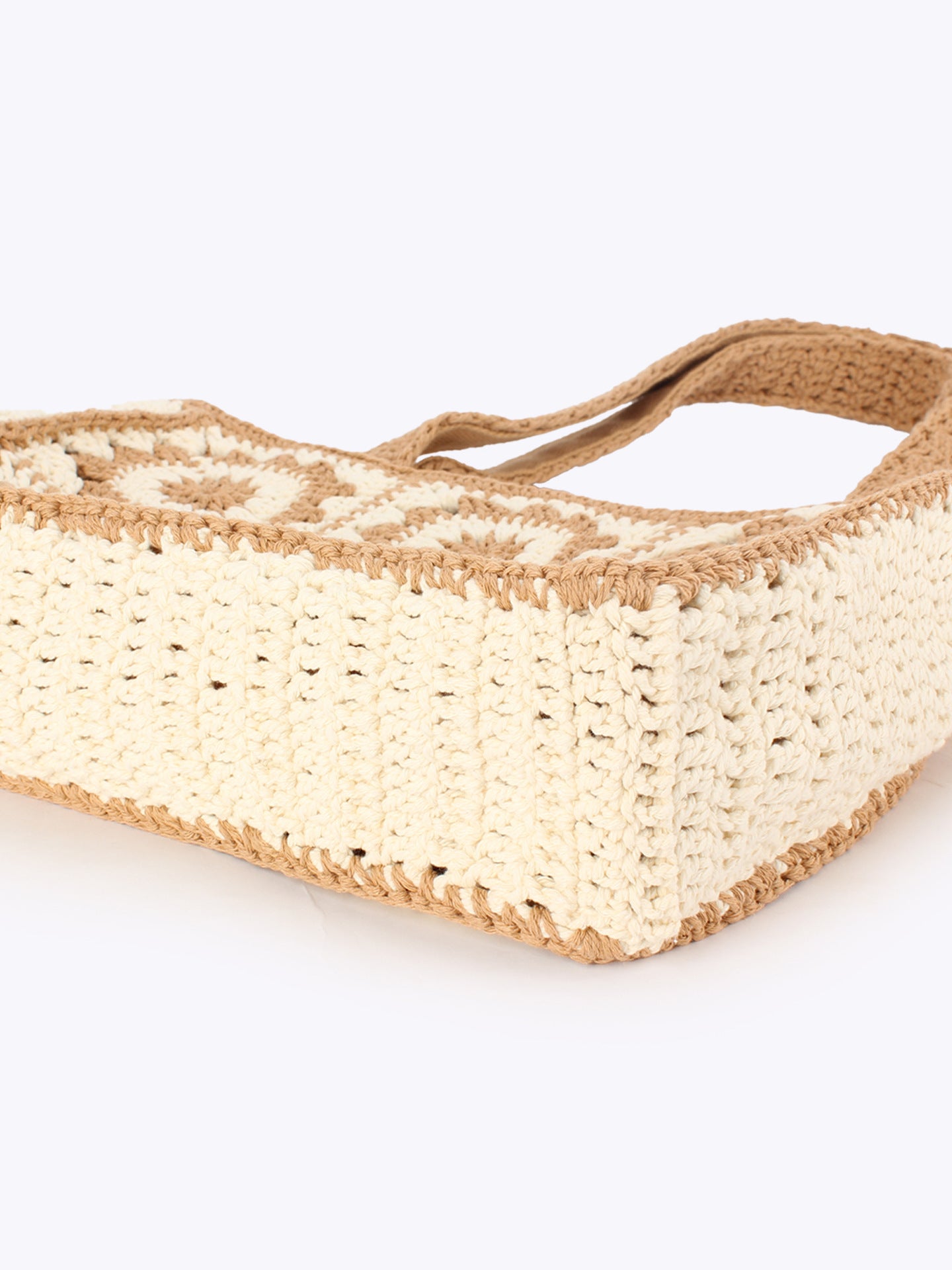 Women's Cotton Thread Mosaic Woven Seaside Holiday Bags