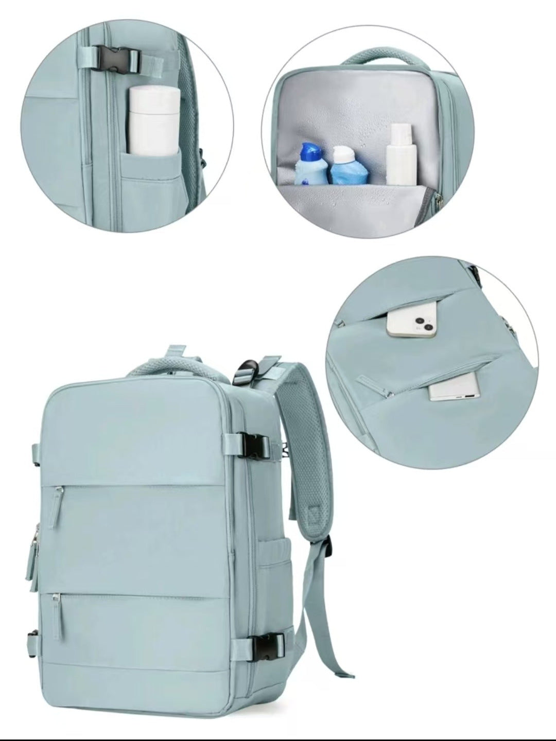 Unisex Boarding Machine Commute Large Capacity Business Backpack