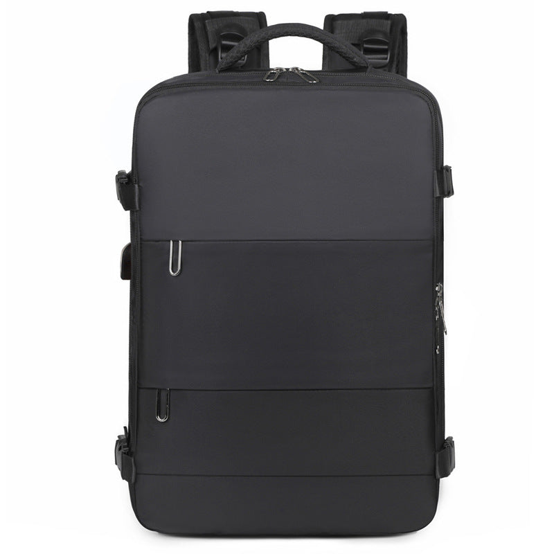 Trendy Large Capacity Carrying Double Zipper Business Backpack
