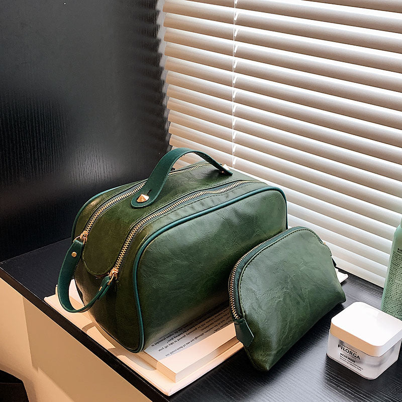 Mother Female When Portable Storage Large Capacity Makeup Bag