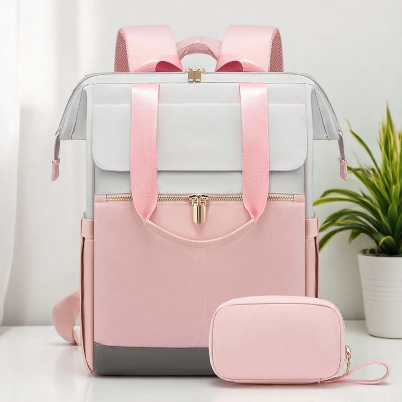 Women's Waterproof Oxford Cloth Commuter Large Capacity Storage Leisure Backpack