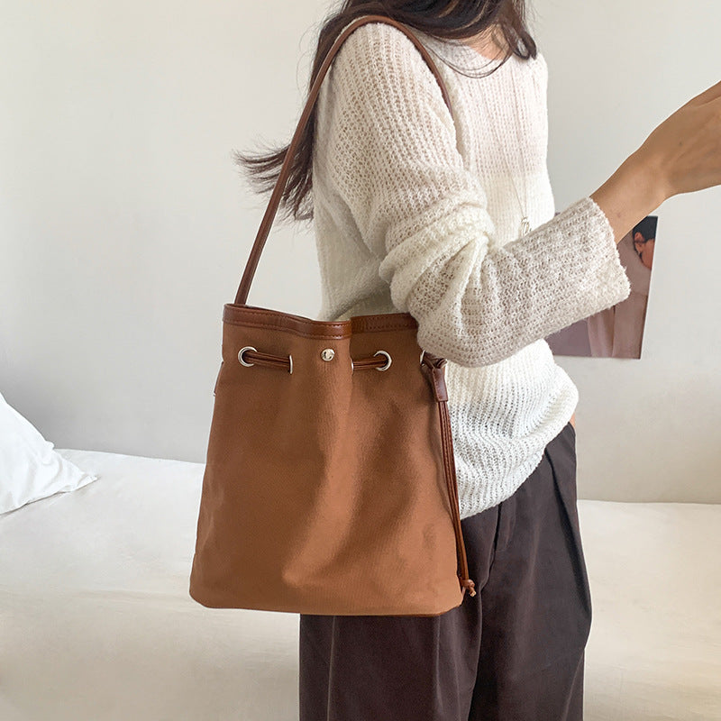 Fashion Stitching Mother Female Niche Commuter Bags